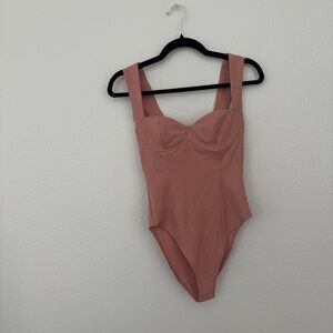 Zara Blush Pink Bodysuit NWT
